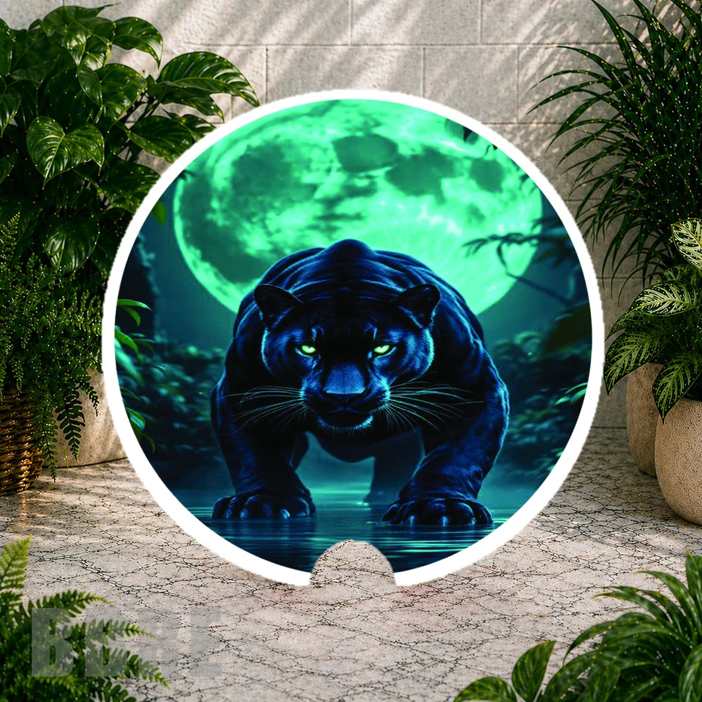 Midnight Panther Coaster Sublimation Wrap
