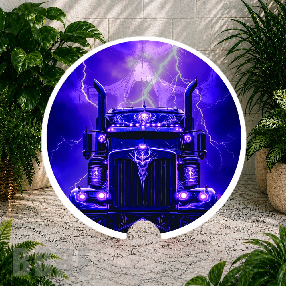 Electric Truck Coaster Sublimation Wrap