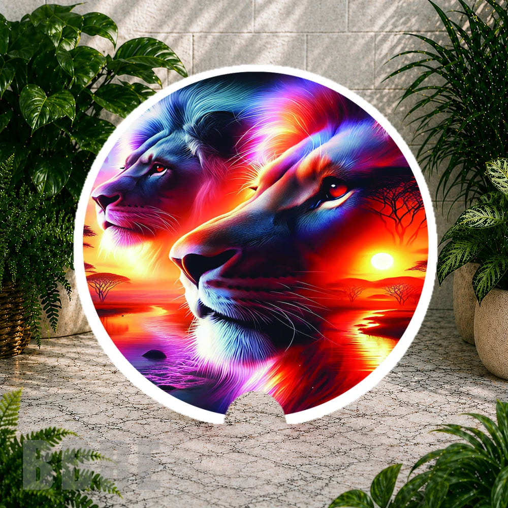 Majestic Lions Coaster Sublimation Wrap