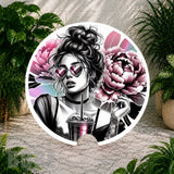 Floral Chic 5 Coaster Sublimation Wrap