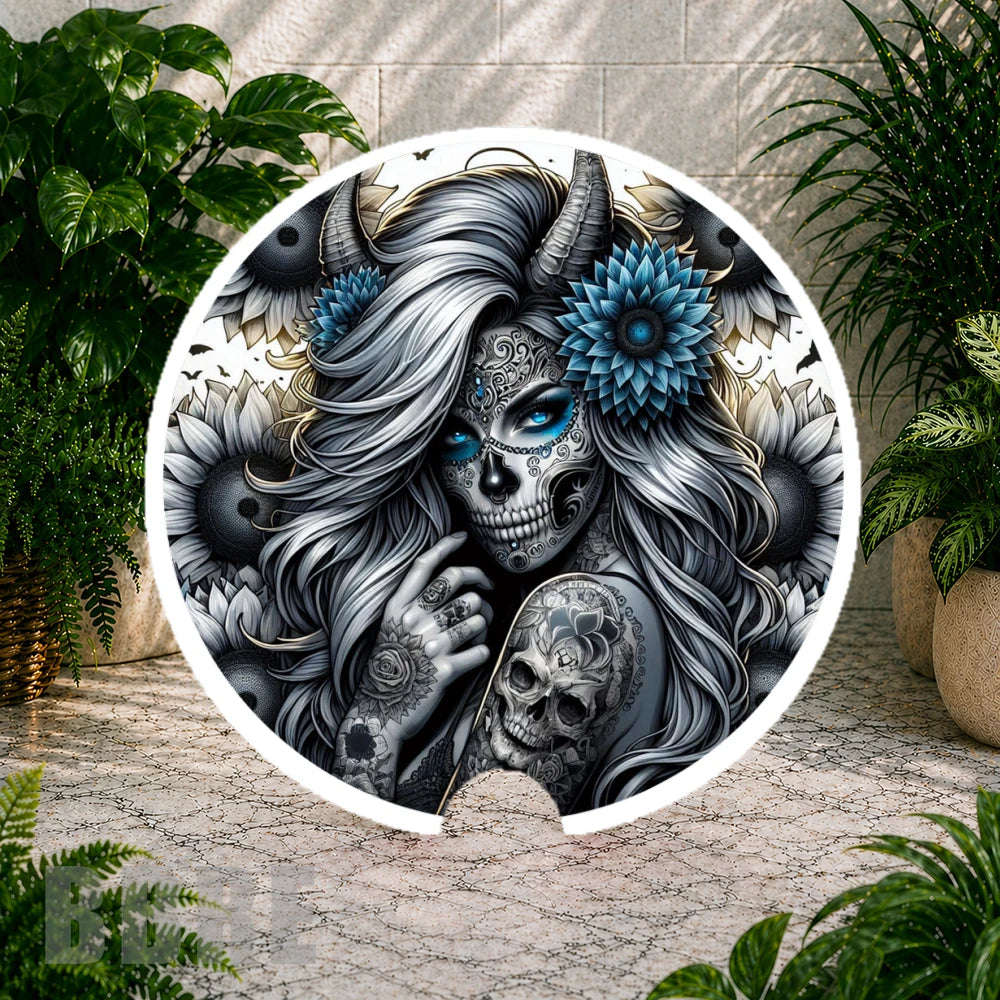 Skull Lady Coaster Sublimation Wrap