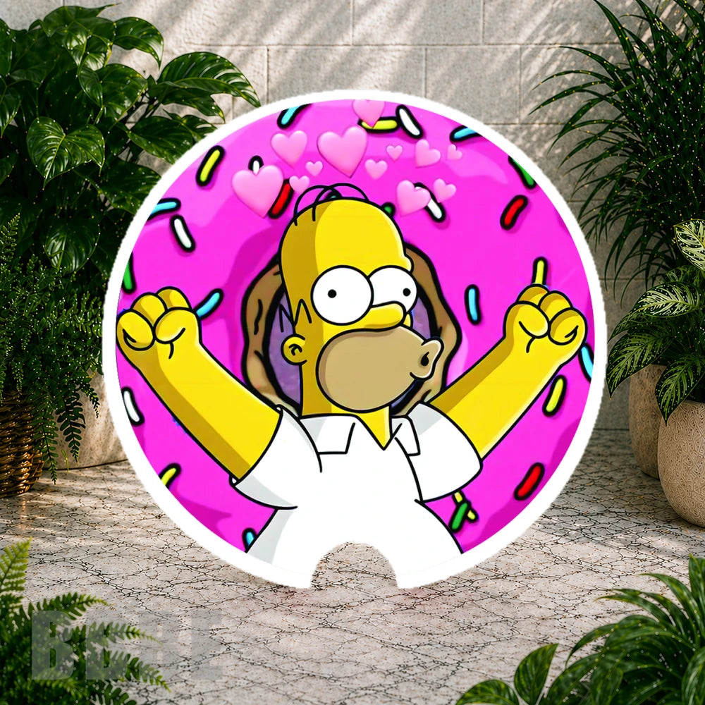 Homer Donut Coaster Sublimation Wrap