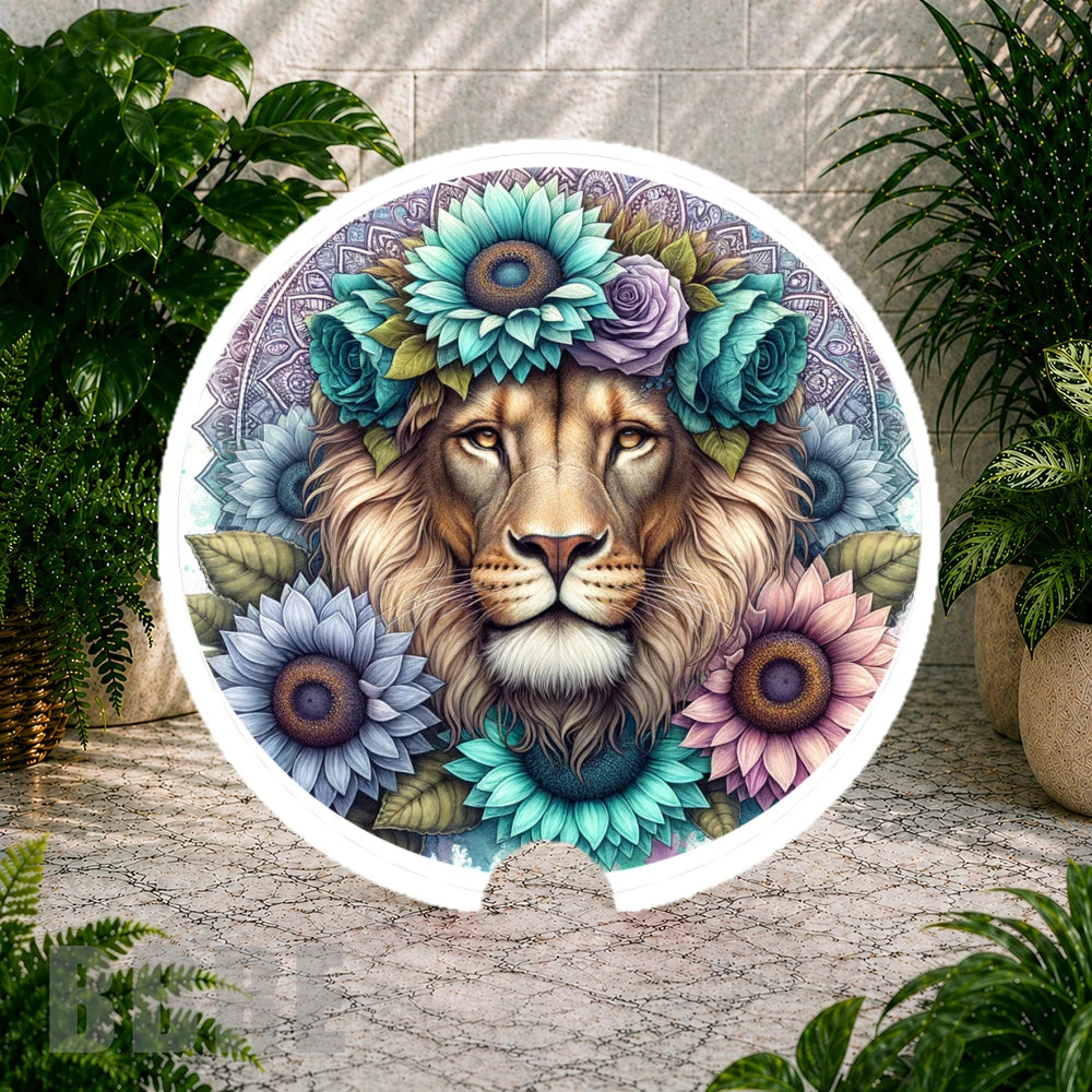 Floral Lion Coaster Sublimation Wrap