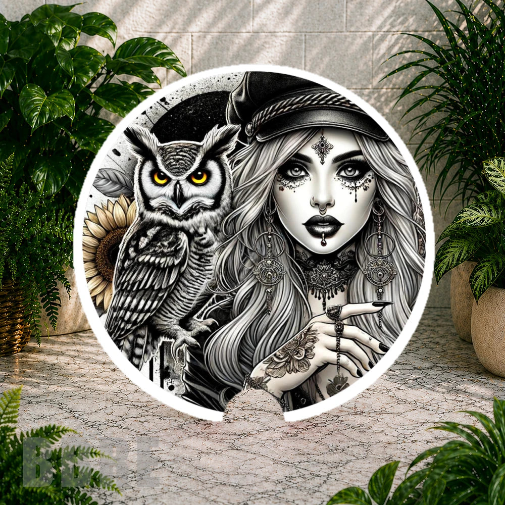 Owl Lady 2 Coaster Sublimation Wrap