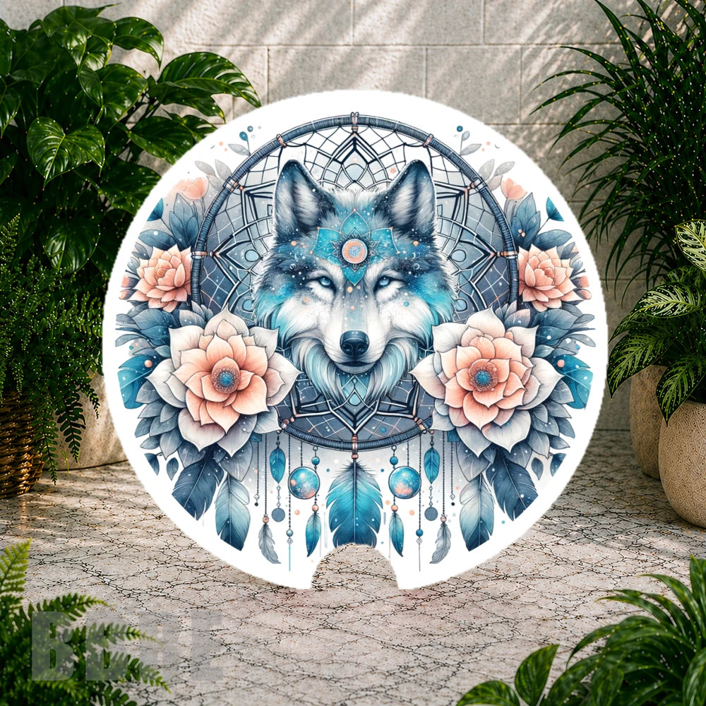 Wolf Dreamcatcher 2 Coaster Sublimation Wrap