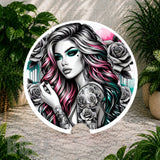 Tattooed Beauty 6 Coaster Sublimation Wrap