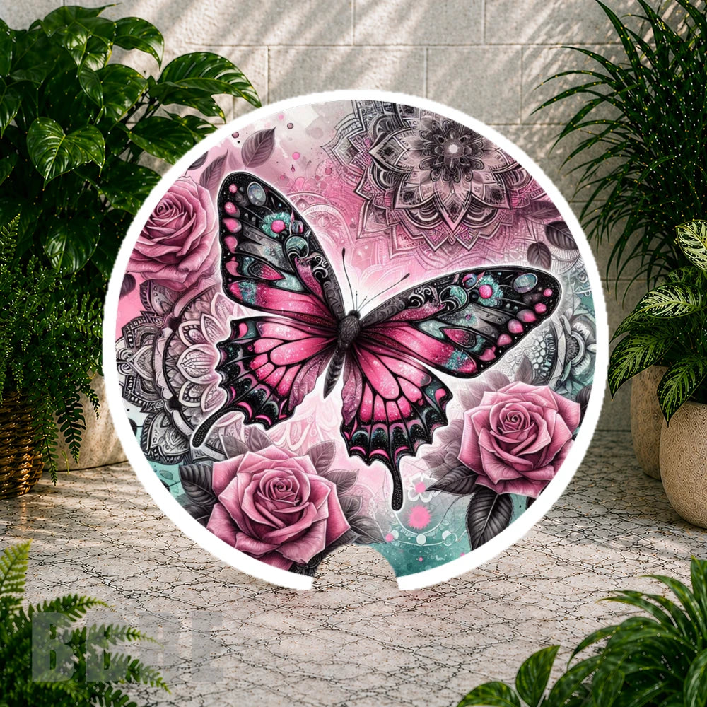 Butterfly Blossom 8 Coaster Sublimation Wrap