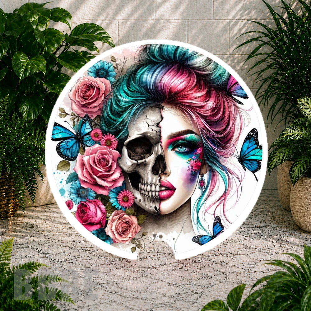 Skull Beauty 4 Coaster Sublimation Wrap