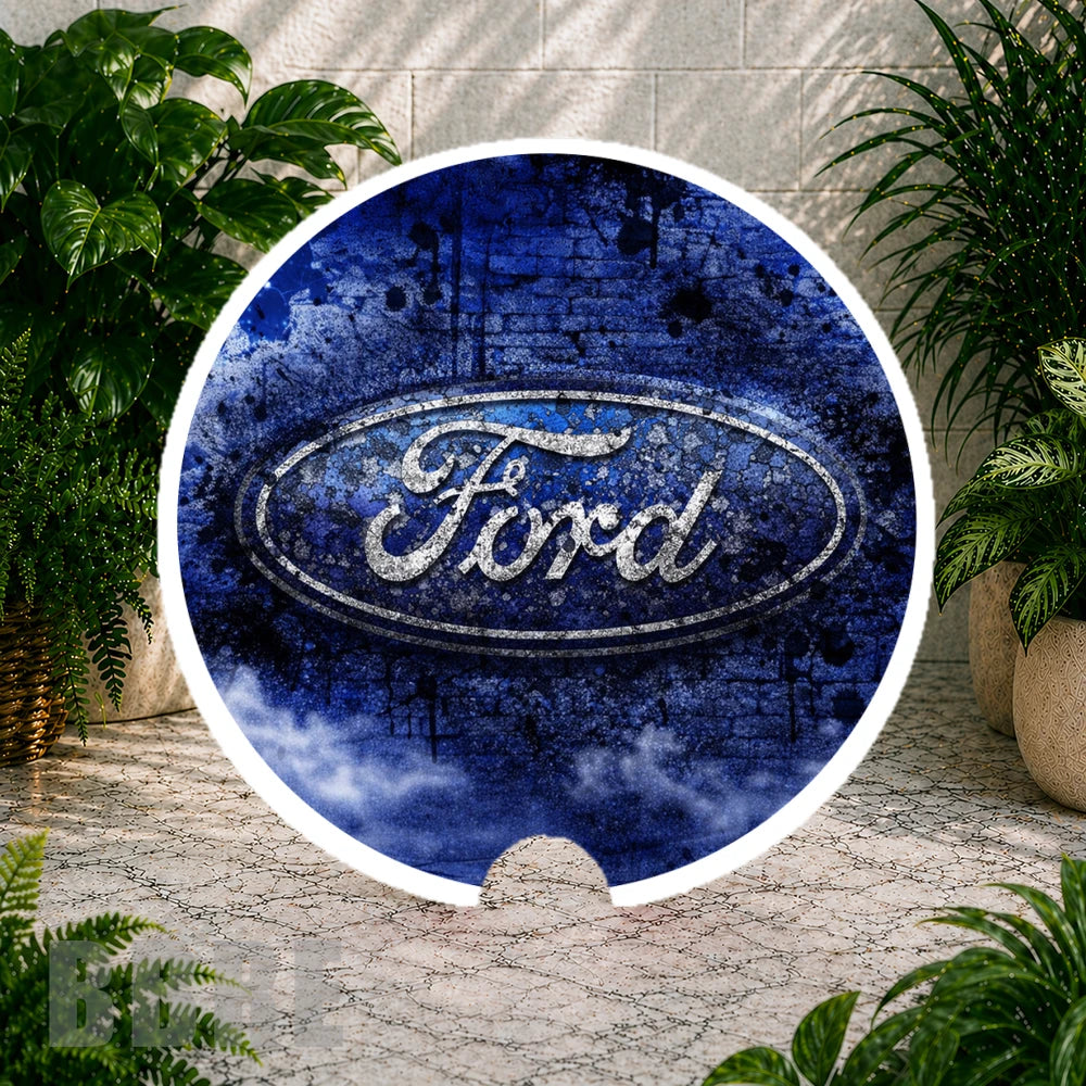 Ford Blue Coaster Sublimation Wrap
