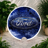 Ford Blue Coaster Sublimation Wrap