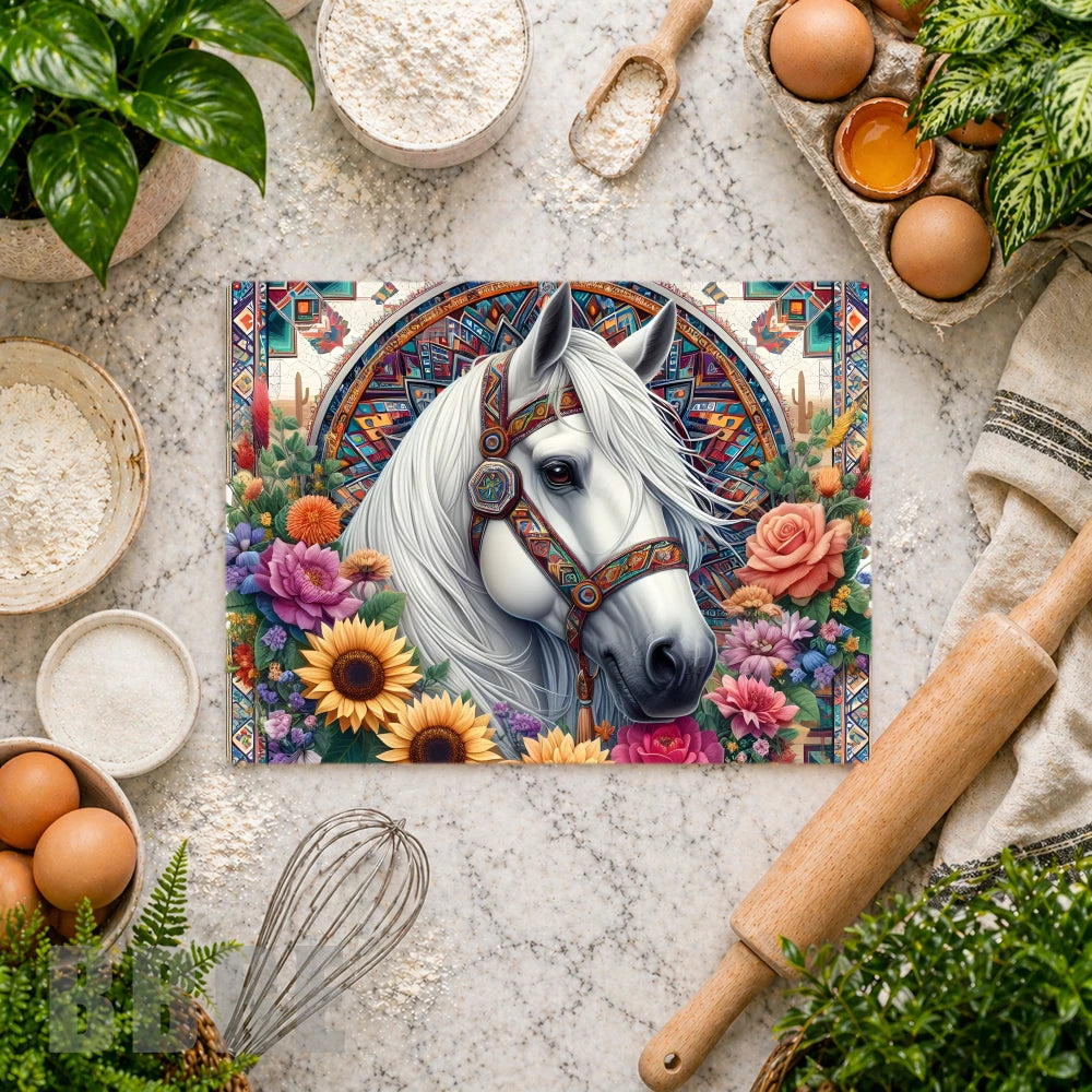 Floral Horse Mockup