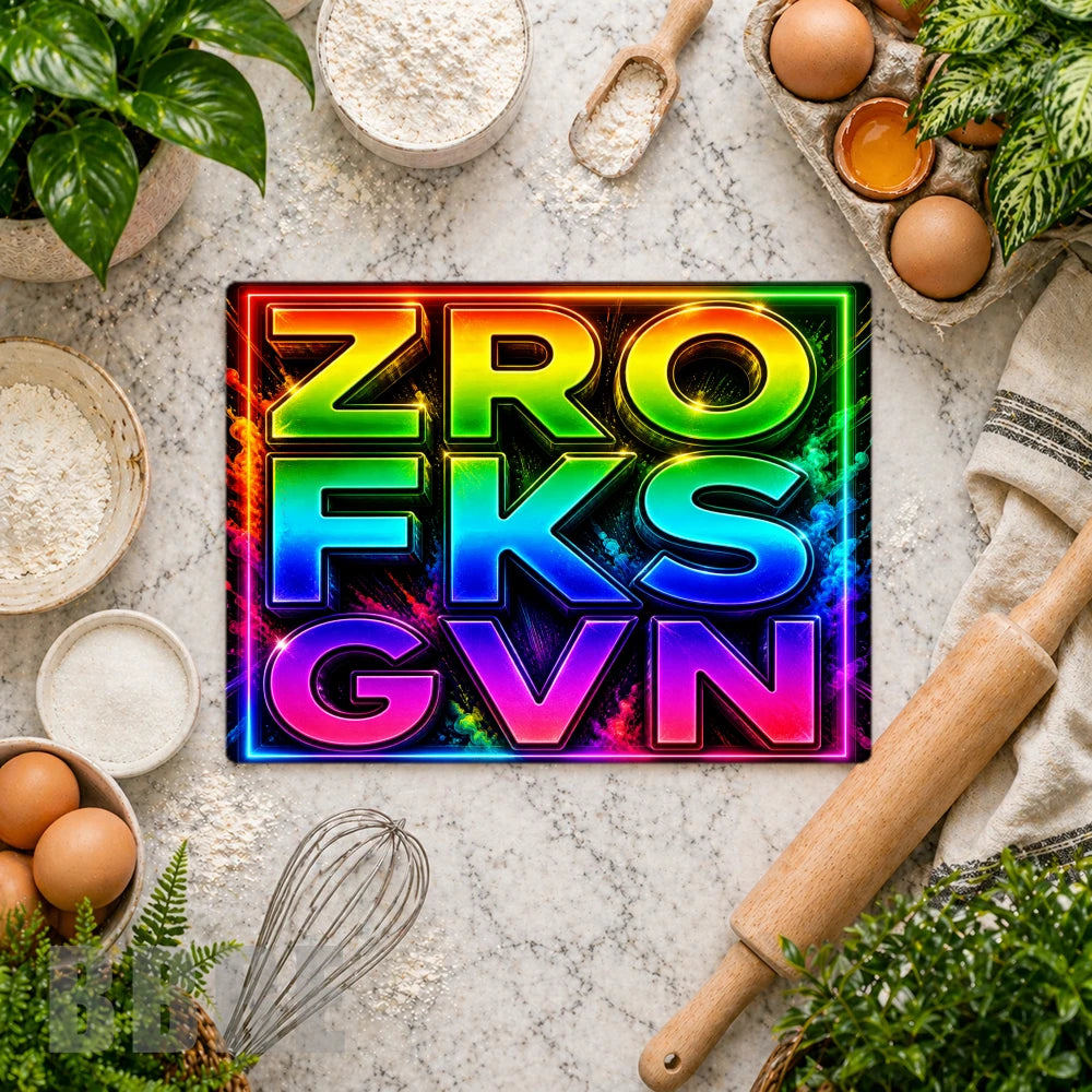 Rainbow Letters Mockup
