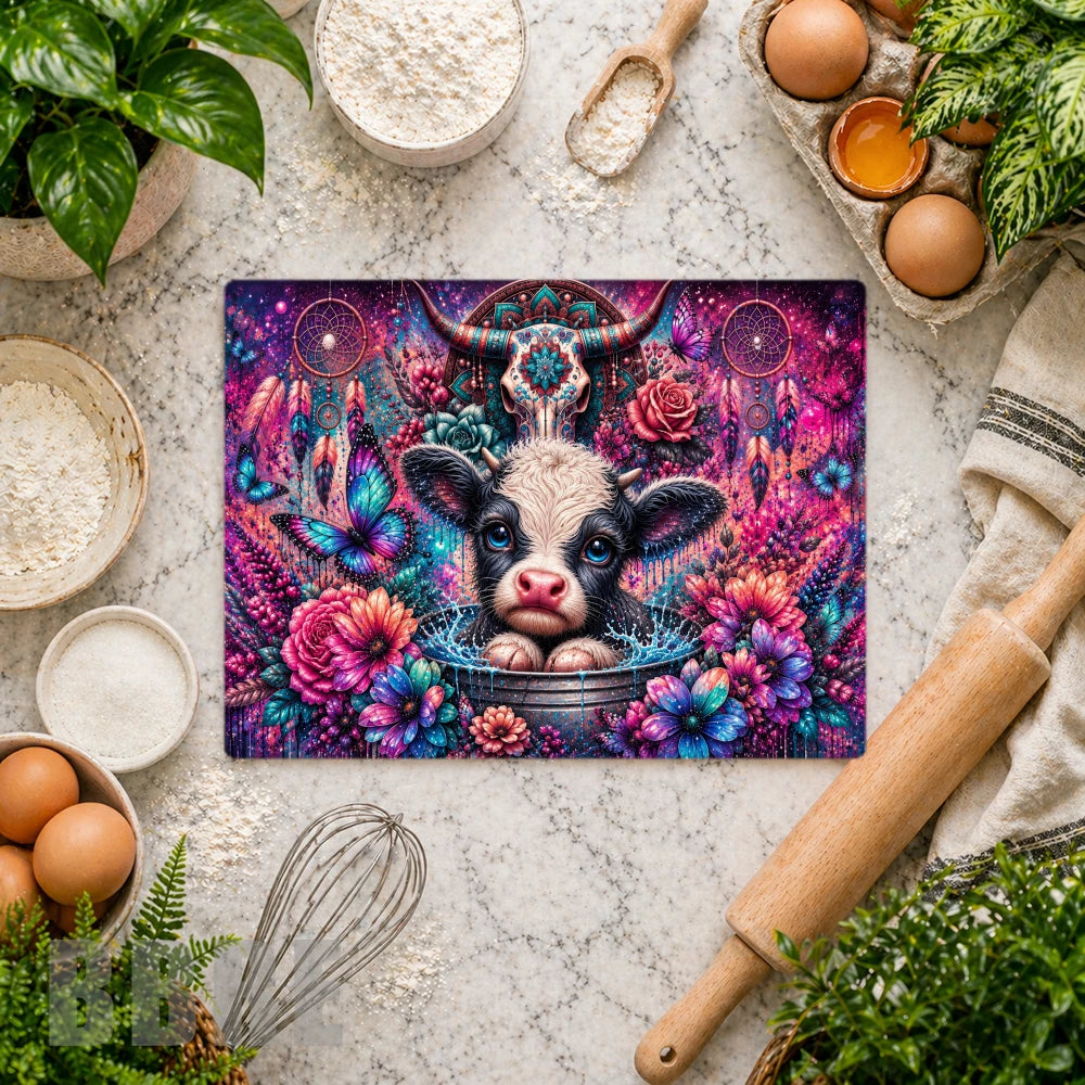 Colorful Cow Mockup