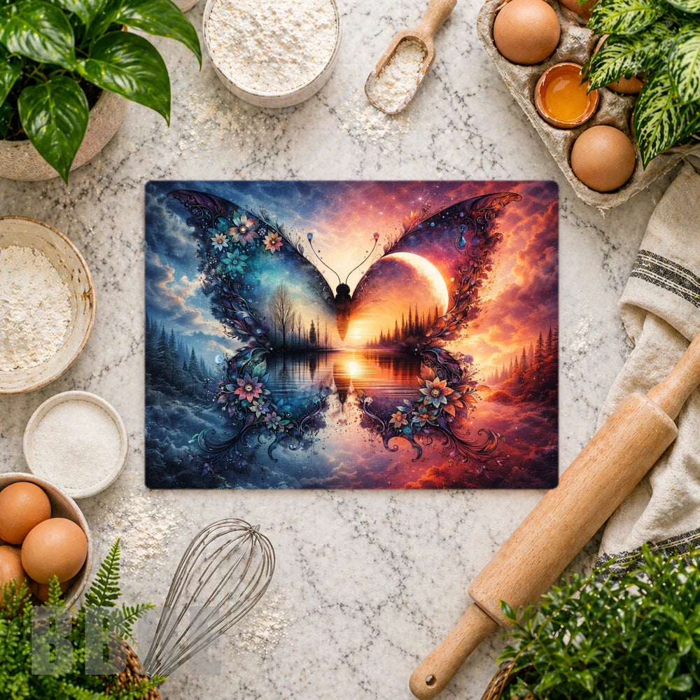 Butterfly Sunset Mockup