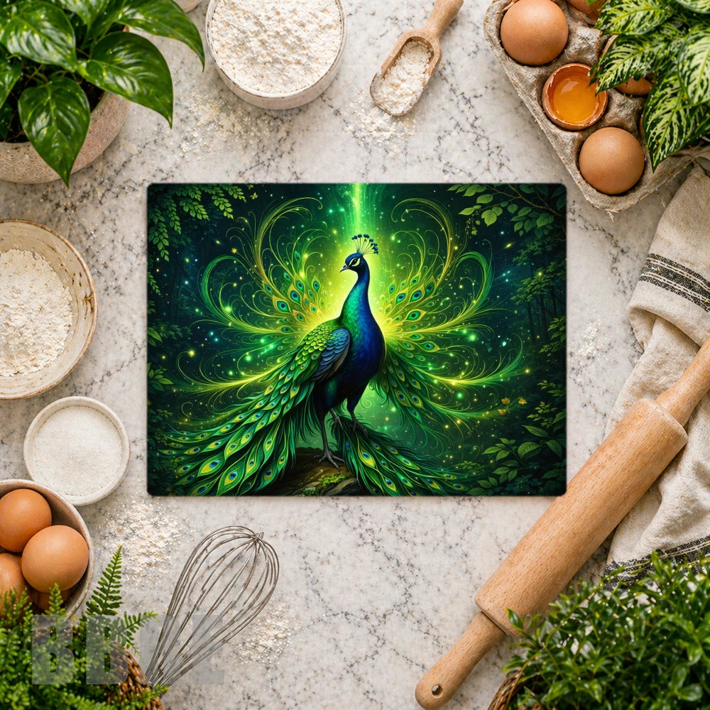 Peacock Elegance 2 Mockup