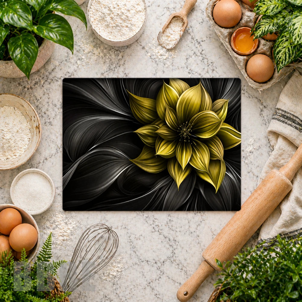 Golden Flower Mockup