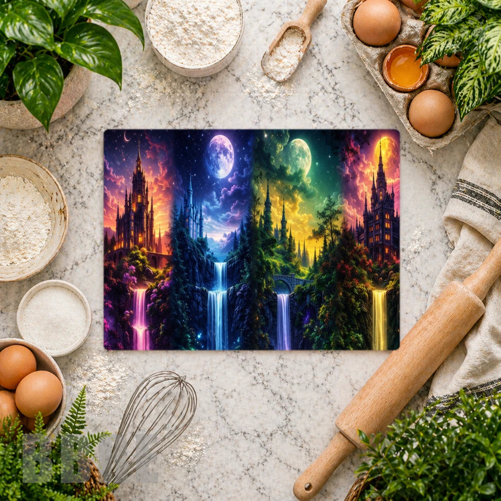 Fantasy Waterfalls Mockup
