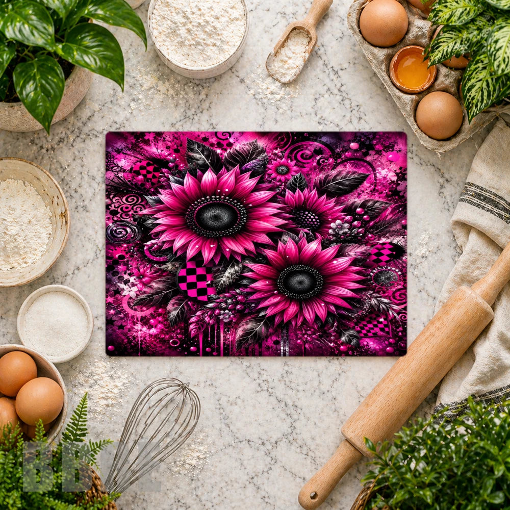 Pink Sunflowers 2 Mockup