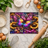 Butterfly Sunflowers 3 Vertical Mockup