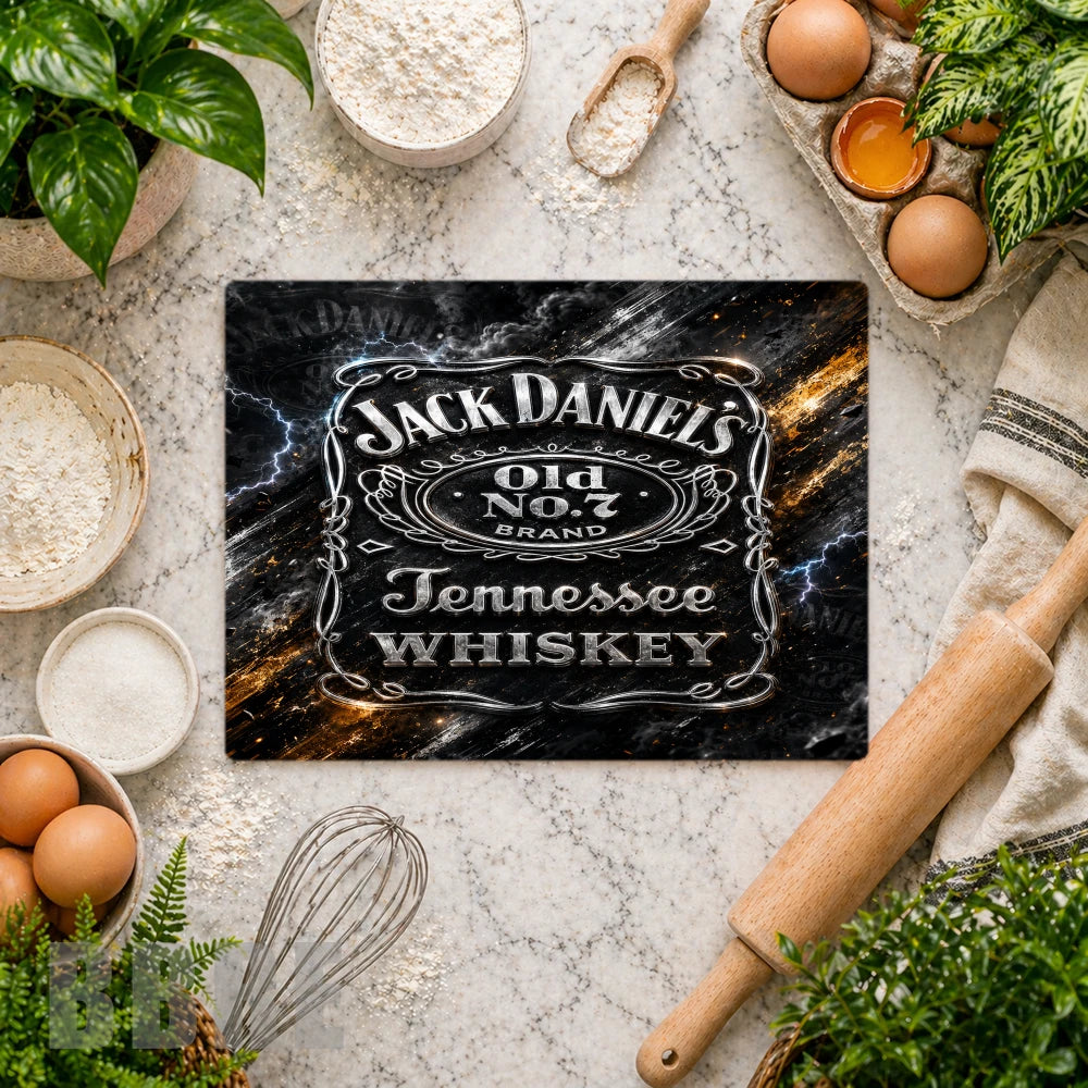 Whiskey Label Vertical Mockup
