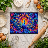 Vibrant Peacock 2 Vertical Mockup