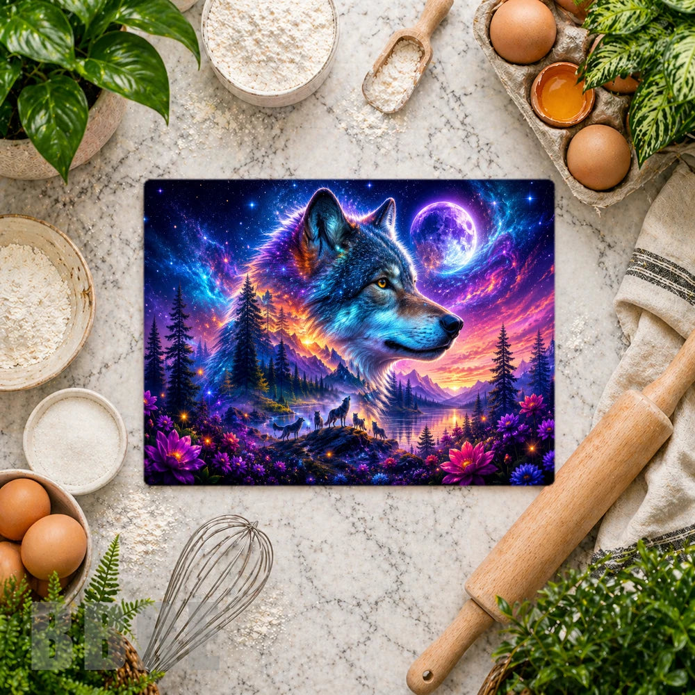 Cosmic Wolf Mockup