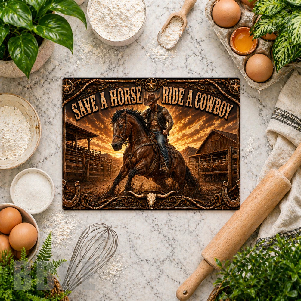 Cowboy Horse Vertical Mockup