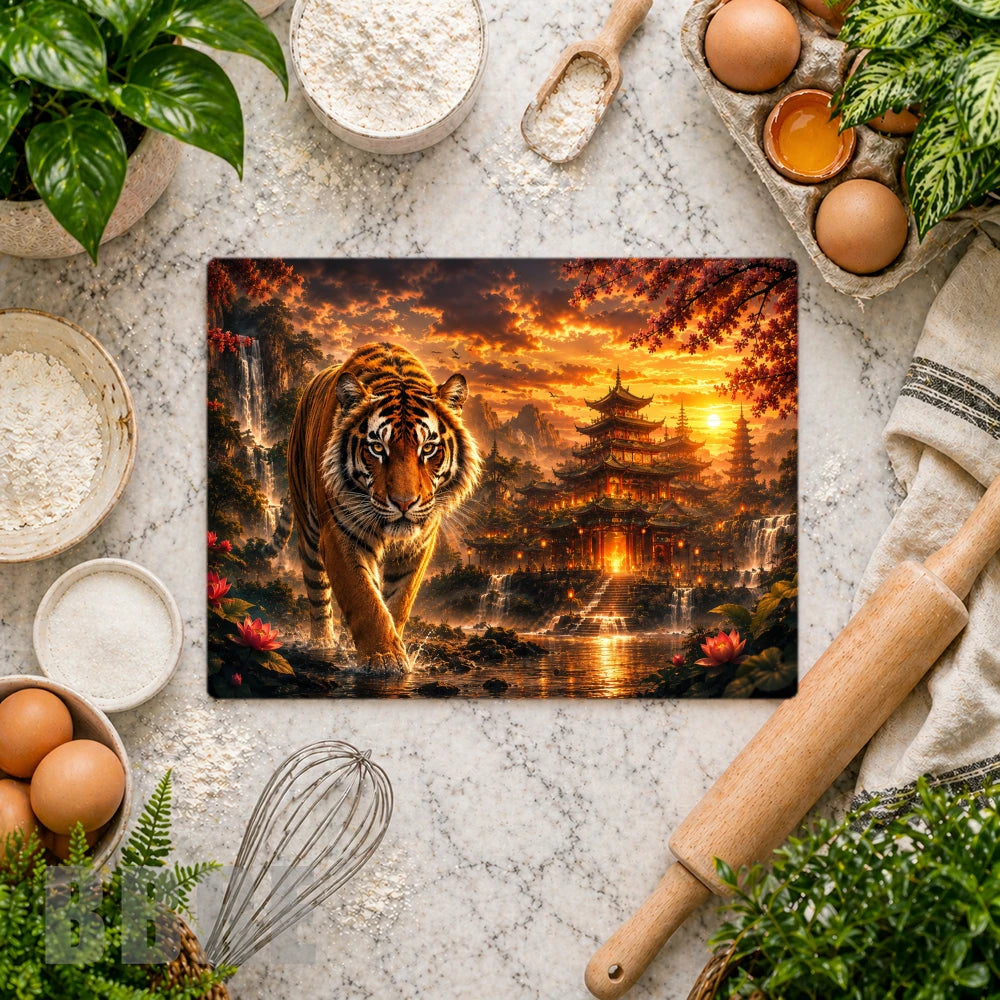Tiger Sunset Mockup