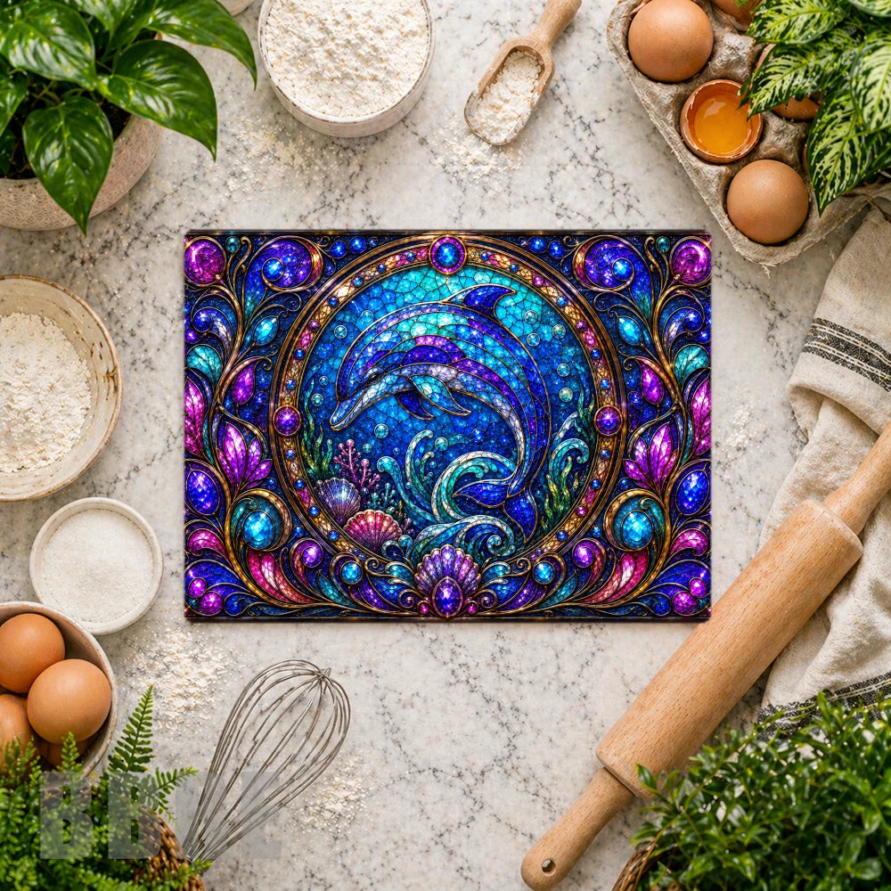 Dolphin Mosaic Mockup