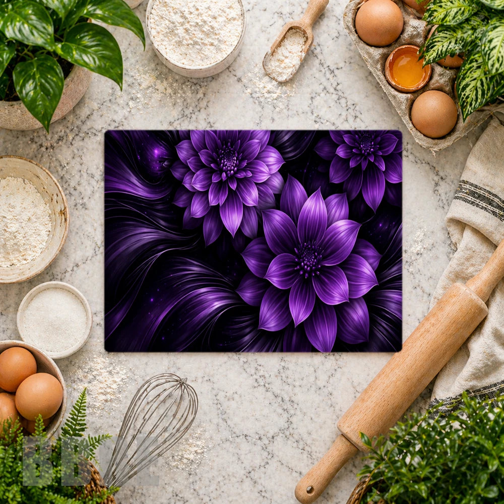 Purple Floral Mockup