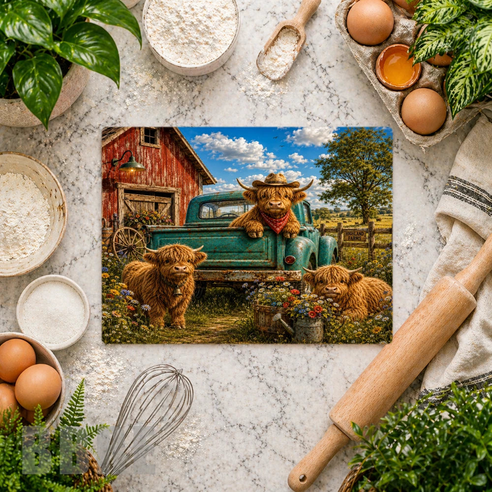 Rustic Farm Scene Vertical Mockup