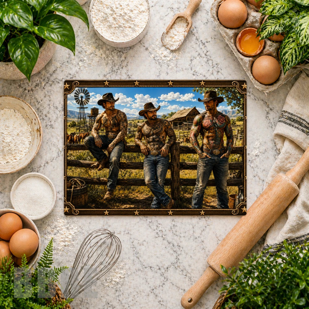 Cowboy Trio Mockup