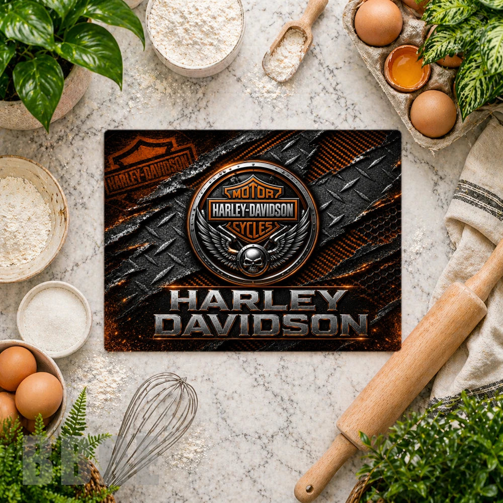 Harley Davidson 3 Vertical Mockup