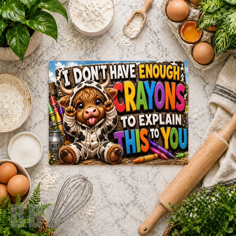 Colorful Cow 2 Vertical Mockup