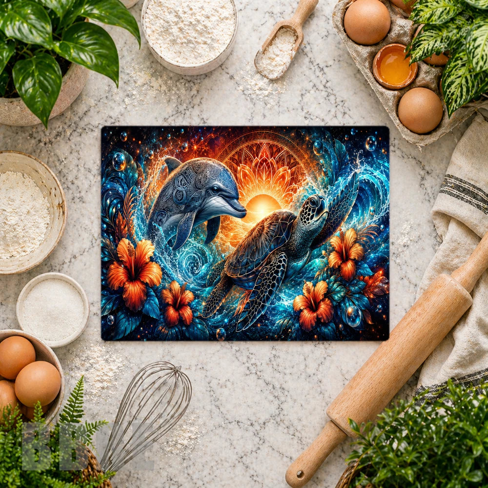 Ocean Harmony Vertical Mockup