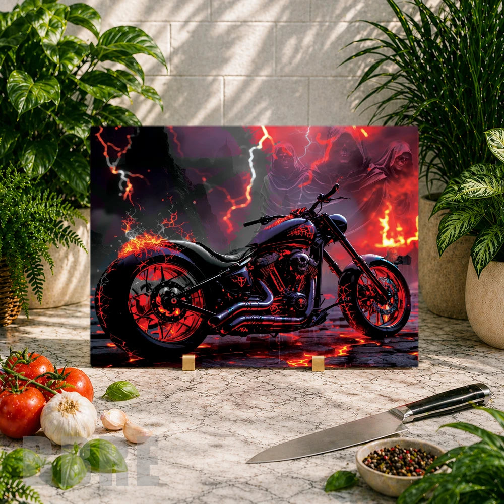 Flaming Motorcycle Main Image