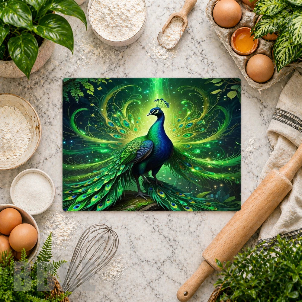 Peacock Elegance 3 Mockup