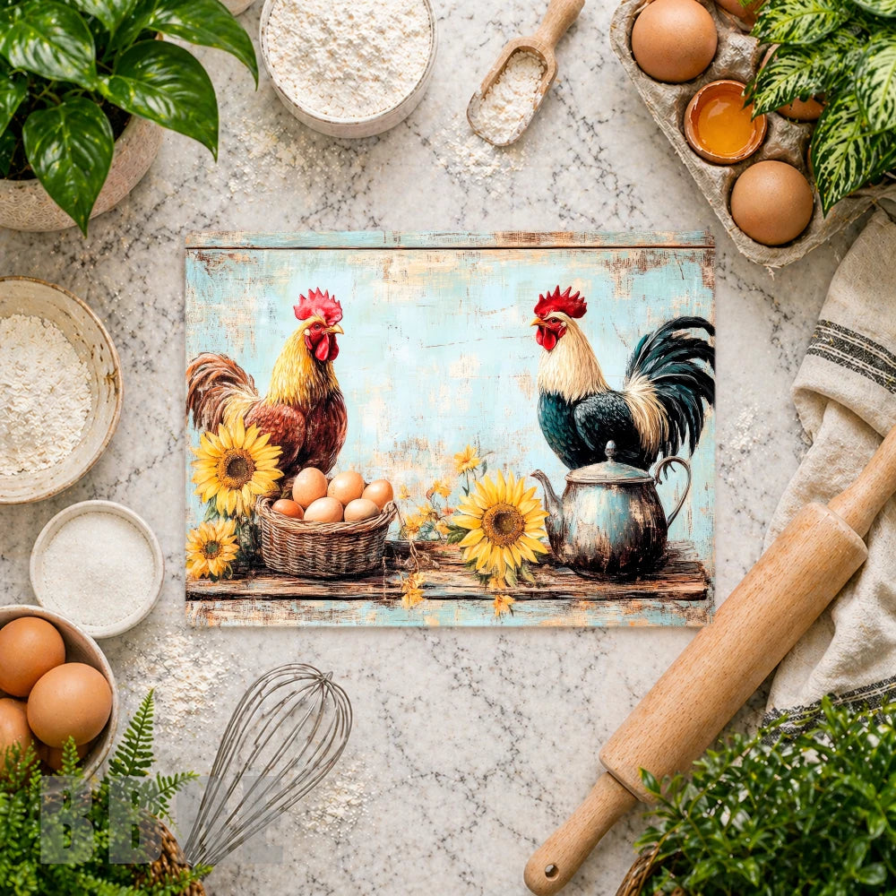 Rooster Art Mockup
