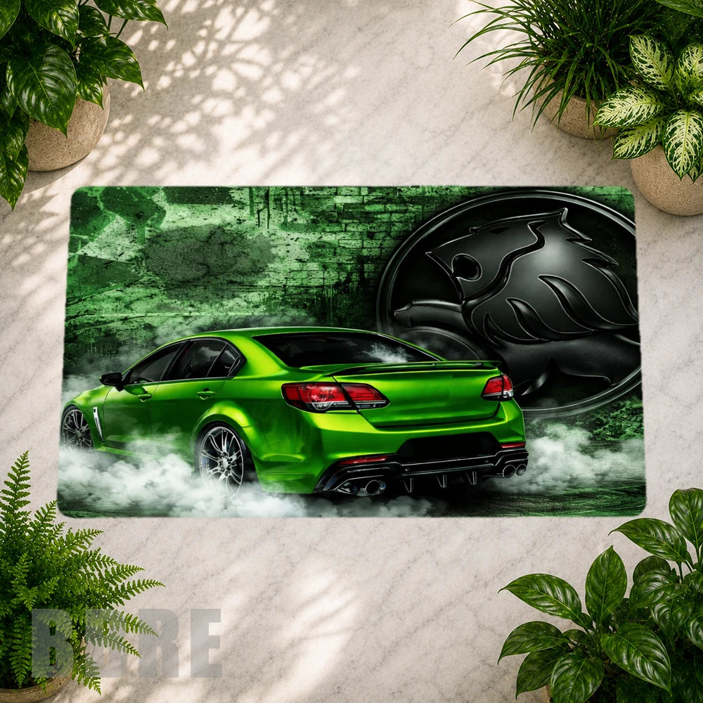 Green Muscle Car Sample Image