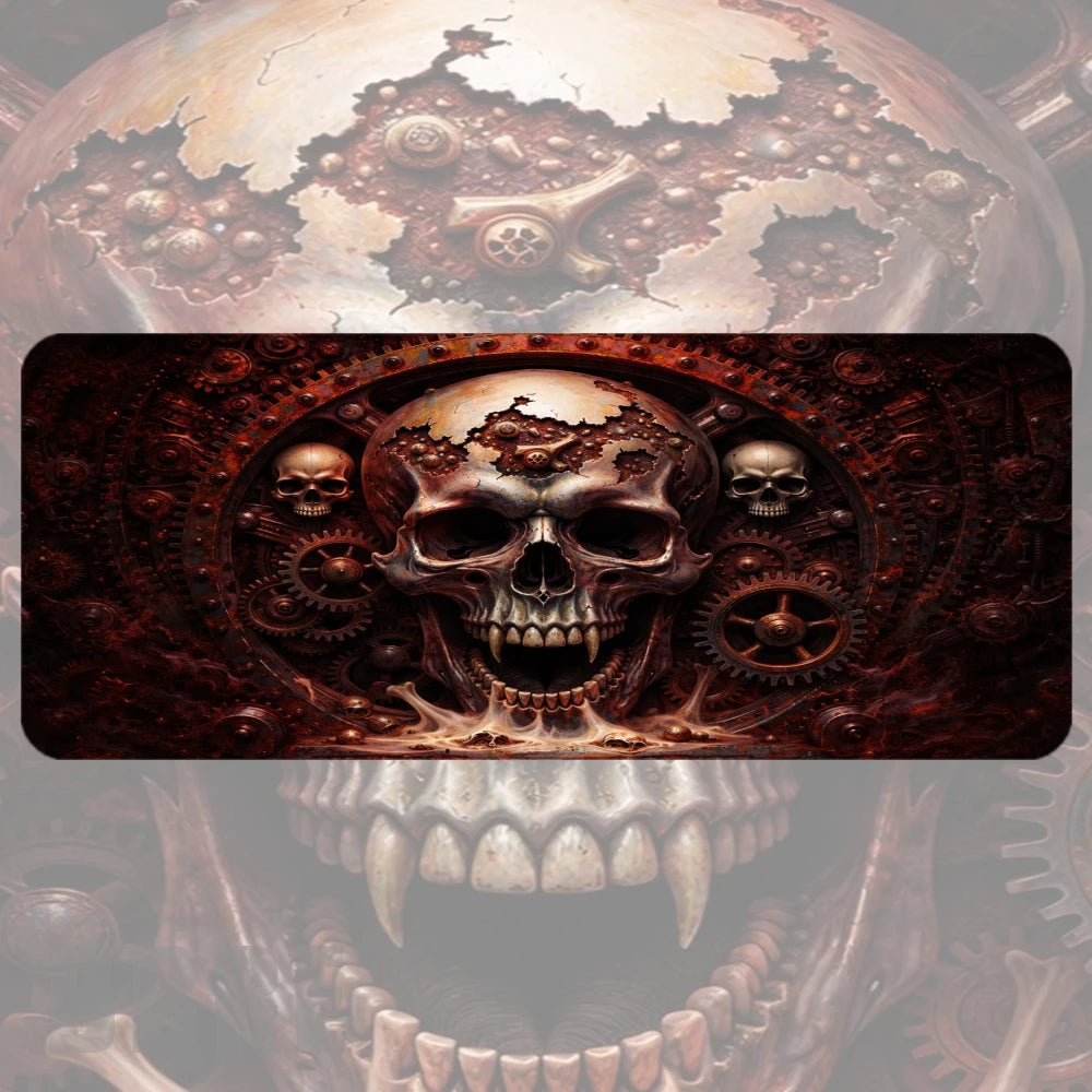 Gothic Skull Faded Image