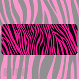 Pink Zebra Faded Image