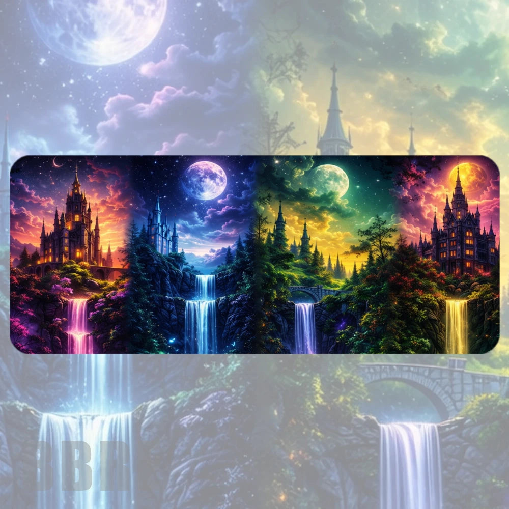 Mystical Waterfalls Faded Image