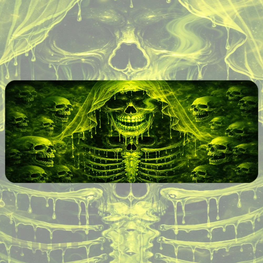 Neon Skull Faded Image