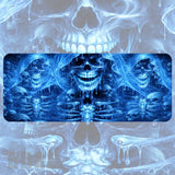 Blue Skull Faded Image