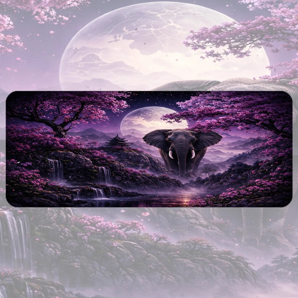 Elephant Moon Faded Image