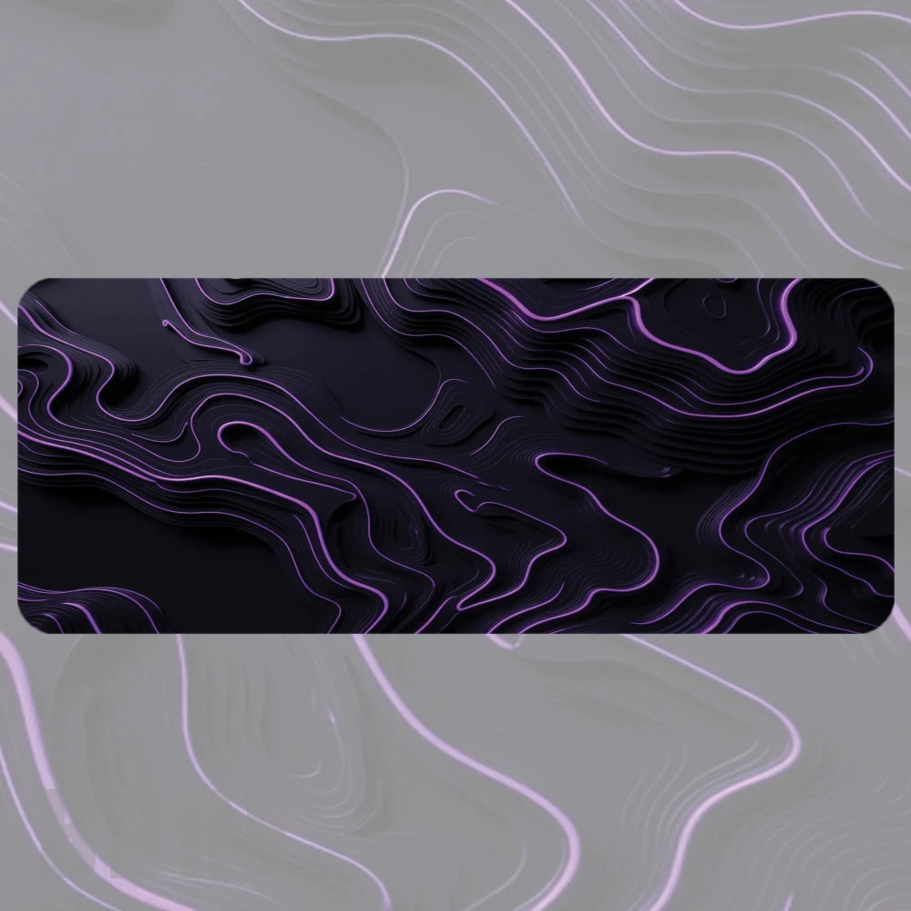 Purple Waves Faded Image