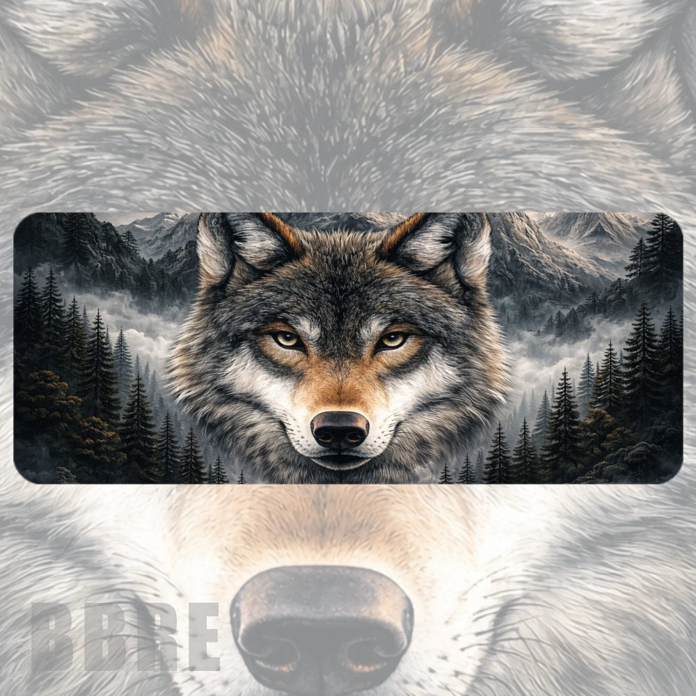 Majestic Wolf Faded Image