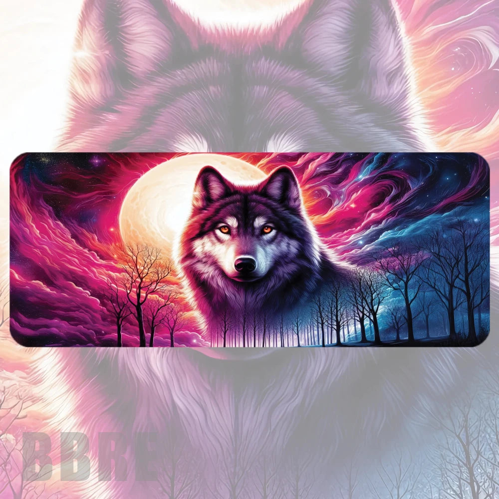 Mystical Wolf Faded Image