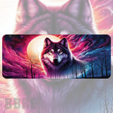 Mystical Wolf Faded Image
