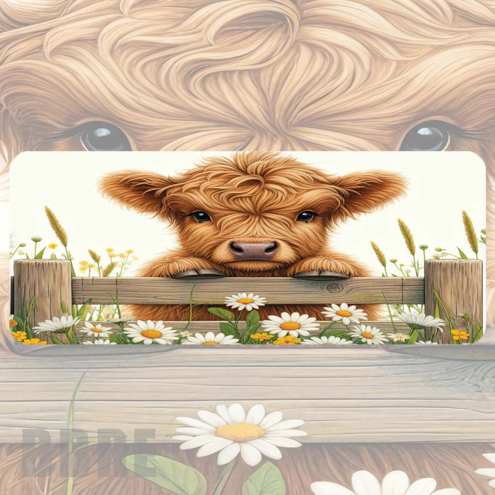 Highland Cow Faded Image